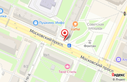 Ювелирный магазин Янтарь на Московском проспекте на карте