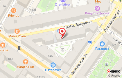 Отель White apart на Невском проспекте на карте