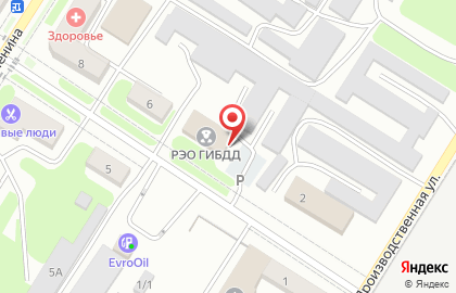 РЭО ГИБДД ОМВД России по г. Чапаевску на карте
