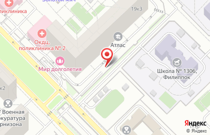 Автокомплекс на Мичуринском проспекте на карте