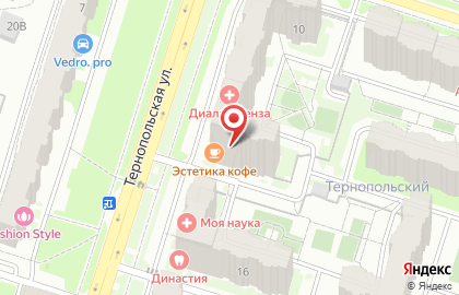 Фирменная сеть магазинов Варница на Тернопольской улице на карте