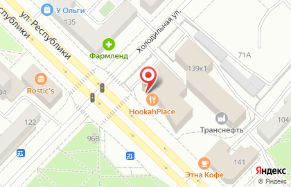 Супермаркет цифровой и бытовой техники DNS на улице Республики на карте