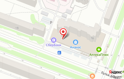 Магазин зоотоваров Томас на бульваре Чавайна на карте