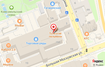 Фотосалон Фотопринт на Большой Московской улице на карте