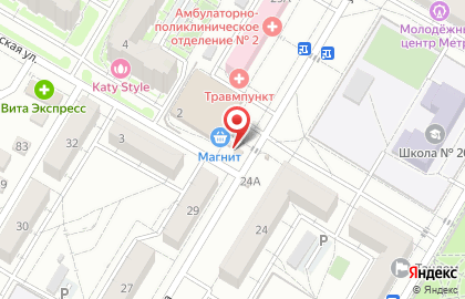 Магазин молочной продукции Волжаночка в Краснооктябрьском районе на карте