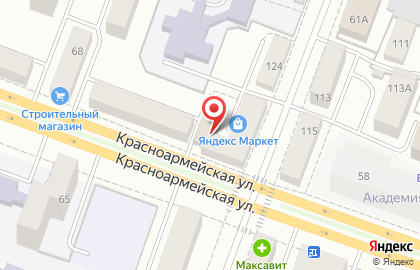 Рекламный центр Витрина на Красноармейской улице на карте