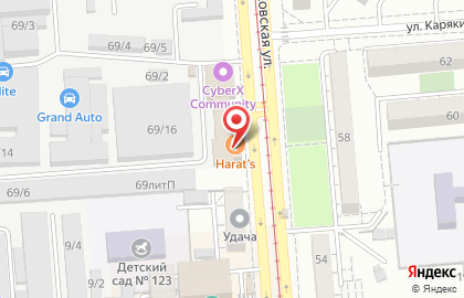 Ирландский паб Harat's Pub на Московской улице на карте