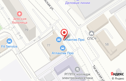 Автосалон Атлантик в Орджоникидзевском районе на карте