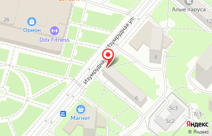 Аптека Форте на метро Бабушкинская на карте