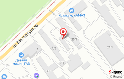 Автомойка на улице Металлургов на карте