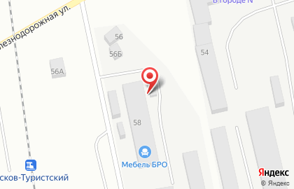 Магазин Сантехком на Железнодорожной улице на карте