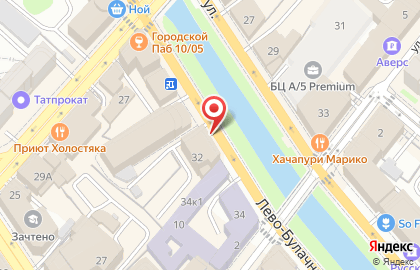 ОАО Банкомат, АКБ Абсолют Банк на Лево-Булачной улице на карте