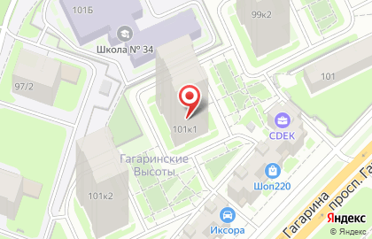 Гагаринские высоты, ООО Ойкумена-Нижний Новгород на проспекте Гагарина на карте