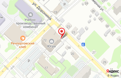 Ресторан Пятница на Октябрьской улице на карте