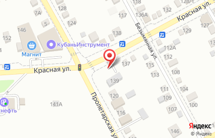 Склад Полимергаль на Красной улице на карте
