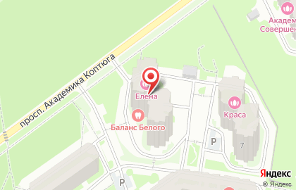 Производственная компания Бардаханов на проспекте Академика Коптюга на карте