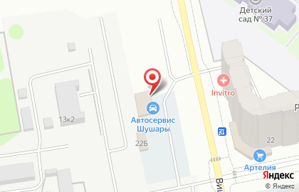 Автосервис в Санкт-Петербурге на карте