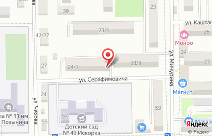 Парикмахерская Марлен в Ростове-на-Дону на карте