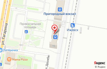 Экспресс, буфет на карте