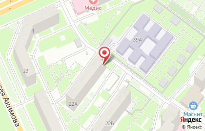 Спортивная федерация киокусинкай на улице Сергея Акимова на карте
