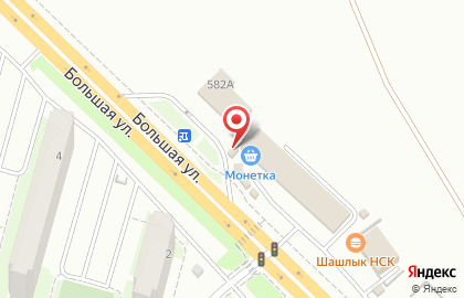 Кафе быстрого питания Дядя Дёнер в Ленинском районе на карте