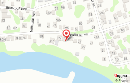 Пес и кот на Рабочей улице на карте