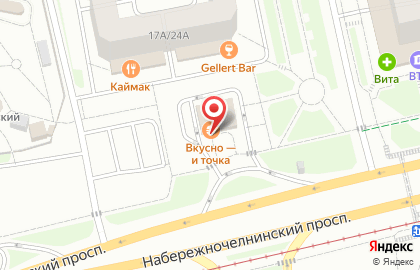 Ресторан Макдоналдс на Набережночелнинском проспекте на карте