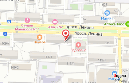Агентство праздников Империя Развлечений на проспекте Ленина на карте