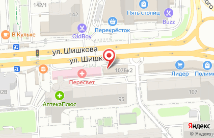Магазин штор Винтаж на улице Шишкова на карте
