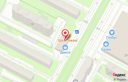 Шарм на улице Замшина на карте
