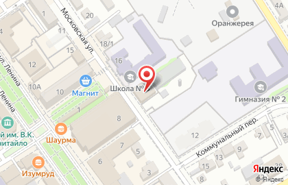 Детский магазин Тутси, детский магазин на Московской улице на карте