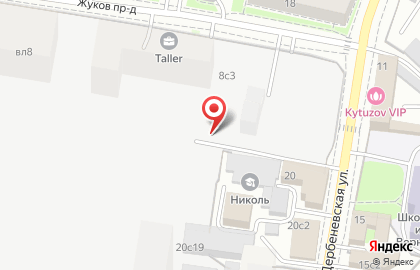Развитие на Дербеневской улице на карте