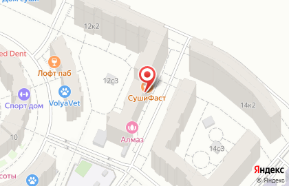 Кафе Хинкали в Москве на карте