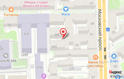 Юридическая компания Спектр на Московском проспекте на карте