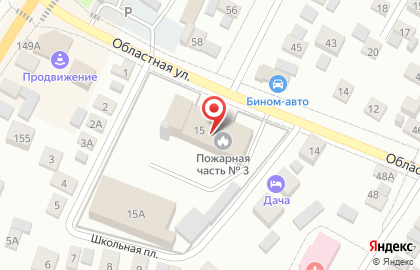 Пожарно-спасательная часть №3 в Ижевске на карте