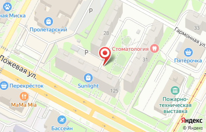 Алекс на Ложевой улице на карте