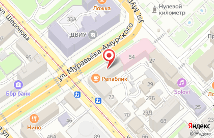 Росбанк в Хабаровске на карте