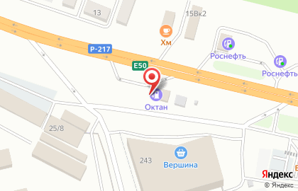 нк Октан на Пятигорском шоссе на карте