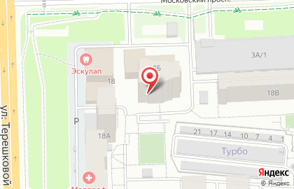 Строящиеся объекты, ООО Кемеровогражданстрой на улице Терешковой на карте