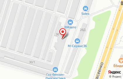 Фаэтон на улице Антонова-Овсеенко на карте