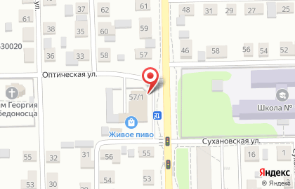 Супермаркет Ярче! в Калининском районе на карте