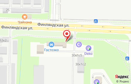 Автостоянка в Санкт-Петербурге на карте