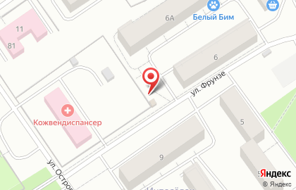 Киоск по продаже фруктов и овощей в Петрозаводске на карте