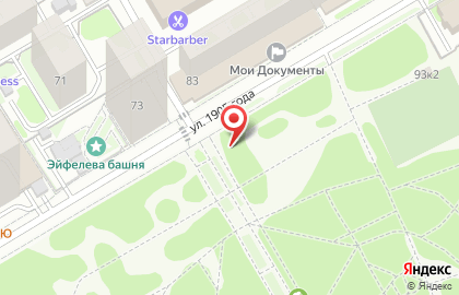 Сеть киосков быстрого обслуживания Подорожник в Железнодорожном районе на карте