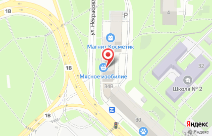 Магазин Мясное изобилие на карте