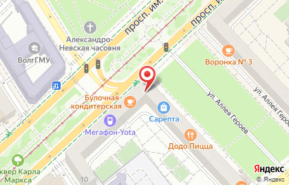 Банкомат Возрождение на улице Героев на карте