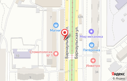 Центральный вещевой рынок Заводского района на карте