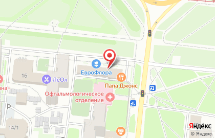 Магазин у дома Бристоль на площади Карла Маркса на карте