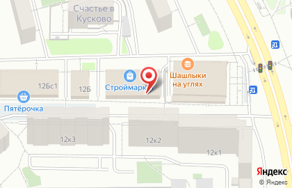 Салон красоты на метро Выхино на карте
