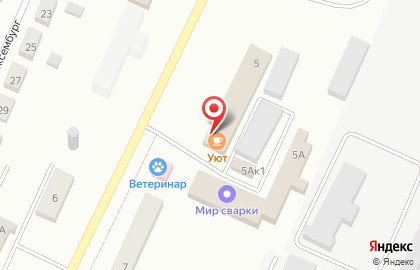Кафе Уют на улице Чкалова на карте